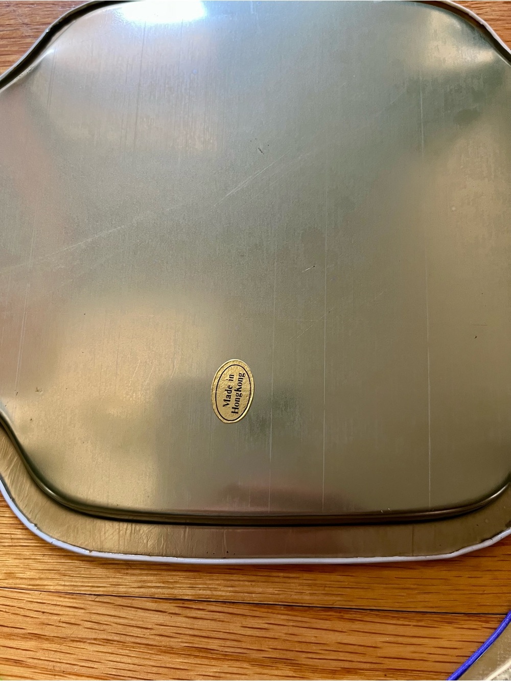 Set of 5 Decorative Small Vintage Metal Serving Trays - Floral & Fruit Prints - Picture 6 of 6